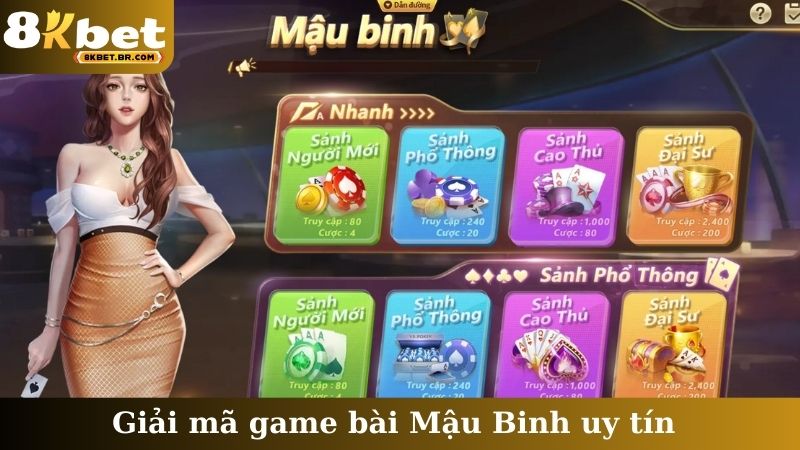 Giải mã game bài Mậu Binh uy tín
