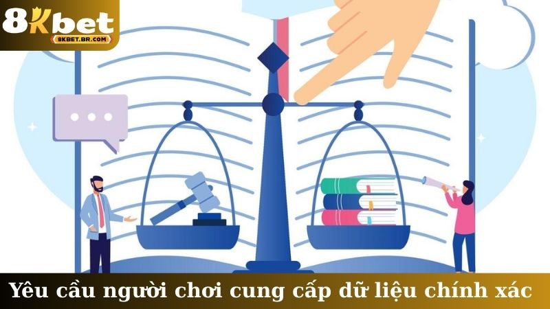 Yêu cầu người chơi cung cấp dữ liệu chính xác